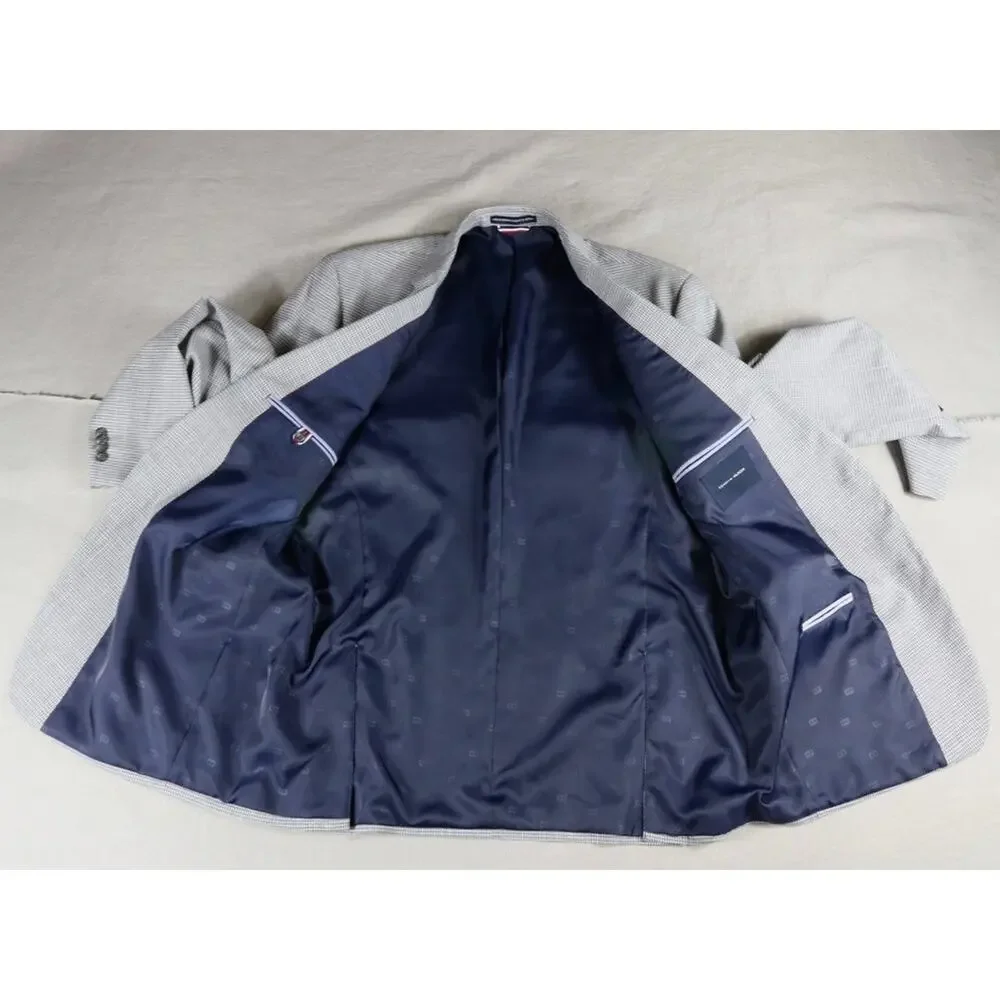 New Tommy Hilfiger Suit Jacket 46L Sports Coat Blazer Single Breasted